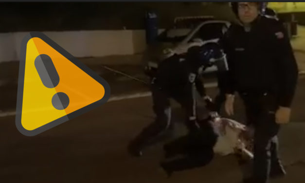 POLÍCIA AGRIDE CIVIS APÓS O JOGO NO ESTÁDIO DA LUZ